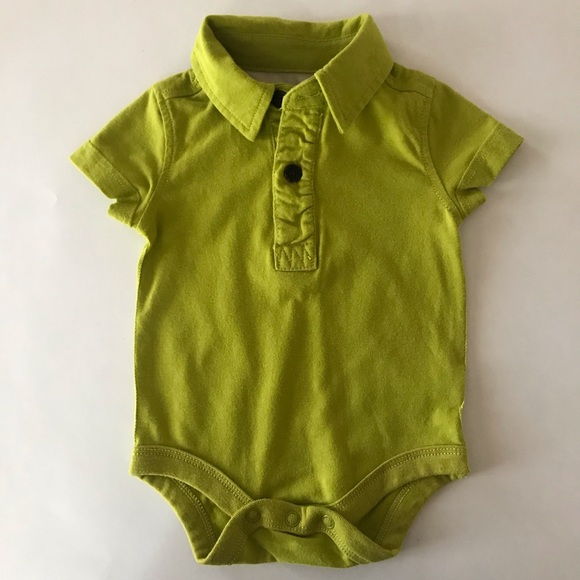OshKosh Baby Boy Beige Acorns Print Long Sleeve Bodysuit Shirt main image 1